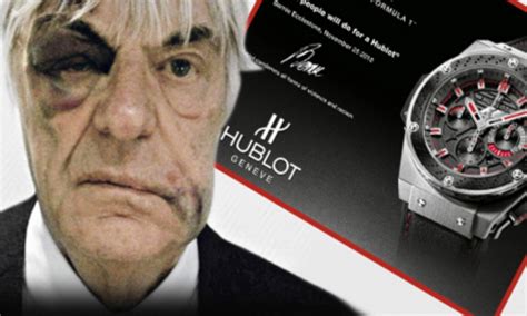 hublot bernie ecclestone watch|Bernie Ecclestone battered.